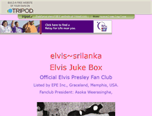 Tablet Screenshot of elvis.srilanka.tripod.com