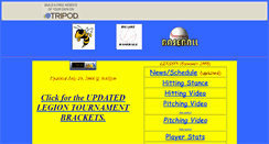 Desktop Screenshot of hornetbaseball.tripod.com