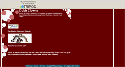 Desktop Screenshot of cubbclowns.tripod.com