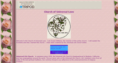 Desktop Screenshot of churchofuniversallove.tripod.com