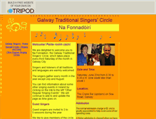 Tablet Screenshot of galwaysingers.tripod.com