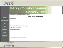 Tablet Screenshot of perrycountyhumanesoc.tripod.com