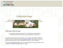 Tablet Screenshot of californiacavies.tripod.com