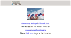 Desktop Screenshot of communitysailingcolo.tripod.com