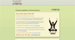 Desktop Screenshot of francisvhon.tripod.com