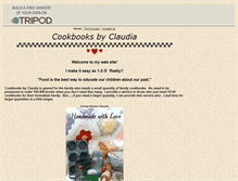 Tablet Screenshot of cookbooksbyclaudia-ivil.tripod.com