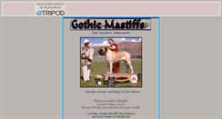 Desktop Screenshot of gothicmastiffs.tripod.com