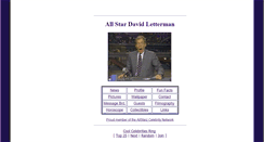 Desktop Screenshot of daveletterman.tripod.com