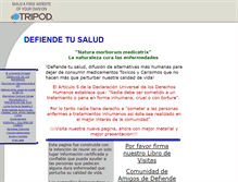 Tablet Screenshot of defiendetusalud.mx.tripod.com
