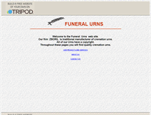 Tablet Screenshot of funeralurns.tripod.com