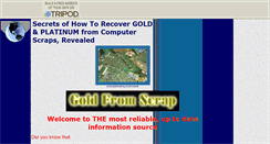 Desktop Screenshot of gold-from-scrap.tripod.com