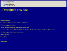 Tablet Screenshot of dewhitte0.tripod.com