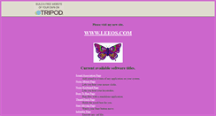 Desktop Screenshot of leeos.tripod.com
