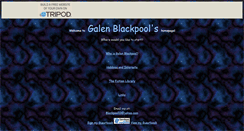 Desktop Screenshot of blackpool13.tripod.com
