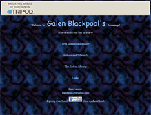 Tablet Screenshot of blackpool13.tripod.com