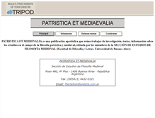 Tablet Screenshot of patristicamedievalia.ar.tripod.com