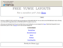 Tablet Screenshot of freeyuwielayouts.tripod.com