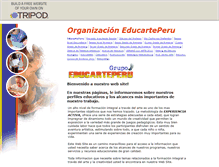 Tablet Screenshot of educarteperu.tripod.com