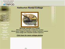 Tablet Screenshot of haliburtonrentalcottage.tripod.com