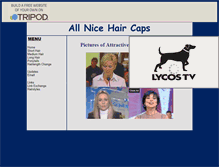 Tablet Screenshot of nicehaircaps.tripod.com