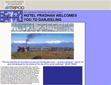 Tablet Screenshot of hotelpradhan.tripod.com