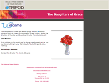 Tablet Screenshot of daughtersofgrace2.tripod.com