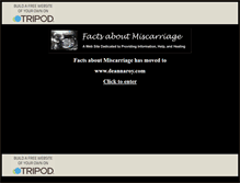 Tablet Screenshot of miscarriage.tripod.com