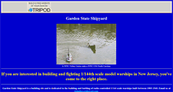 Desktop Screenshot of gardenstateshipyard.tripod.com