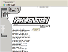 Tablet Screenshot of krankensteinonline.tripod.com