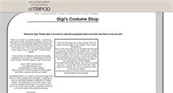 Desktop Screenshot of gigiscostumes.tripod.com