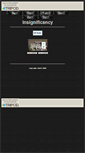 Mobile Screenshot of insignificancy.tripod.com