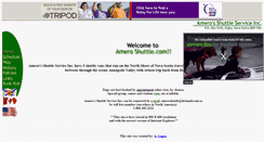 Desktop Screenshot of ameroshuttle.tripod.com