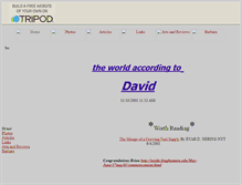 Tablet Screenshot of david.hoffner.tripod.com