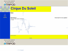 Tablet Screenshot of cirque-fantastic.tripod.com