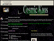 Tablet Screenshot of cosmickaos.tripod.com