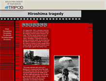 Tablet Screenshot of hiroshimatragedy.tripod.com