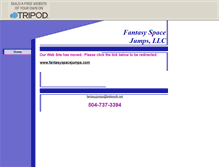 Tablet Screenshot of fantasyspacejumps.tripod.com
