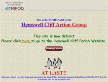 Tablet Screenshot of hemswellcliff.tripod.com