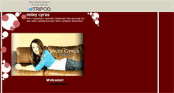 Desktop Screenshot of mileyfan.tripod.com