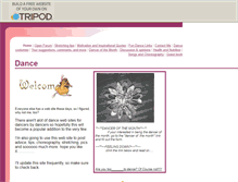 Tablet Screenshot of dancerchickie.tripod.com