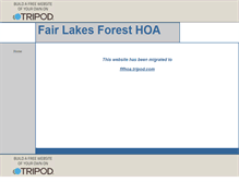 Tablet Screenshot of fairlakesforest.tripod.com