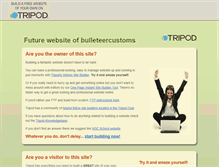 Tablet Screenshot of bulleteercustoms.tripod.com
