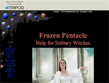 Tablet Screenshot of frozenpentacle.tripod.com