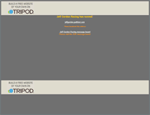 Tablet Screenshot of jeffgordonracing.tripod.com