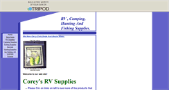 Desktop Screenshot of coreysrvsupplies.tripod.com