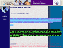 Tablet Screenshot of animemp3world.tripod.com