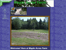 Tablet Screenshot of mapleacres.tripod.com