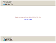 Tablet Screenshot of kylarowland.tripod.com