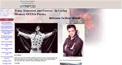 Desktop Screenshot of elvisforver.tripod.com