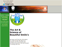 Tablet Screenshot of apcdental.tripod.com